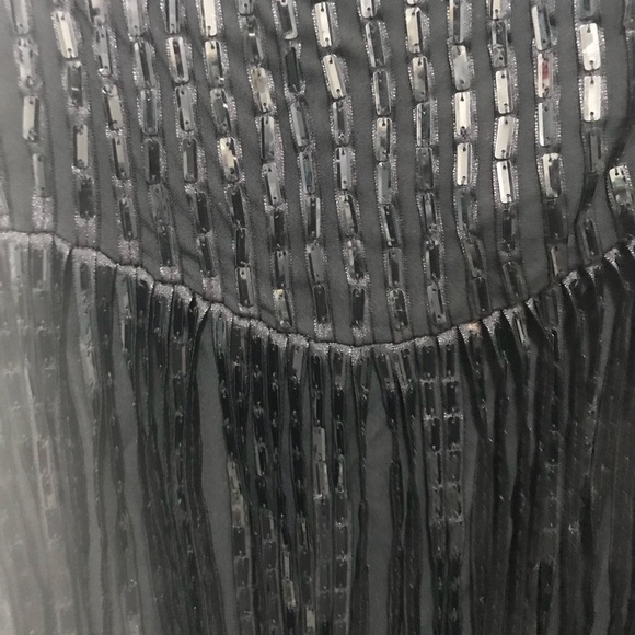 ALICE + OLIVIA Silk Bubble Hem Sequin Dress - Picture 5 of 8